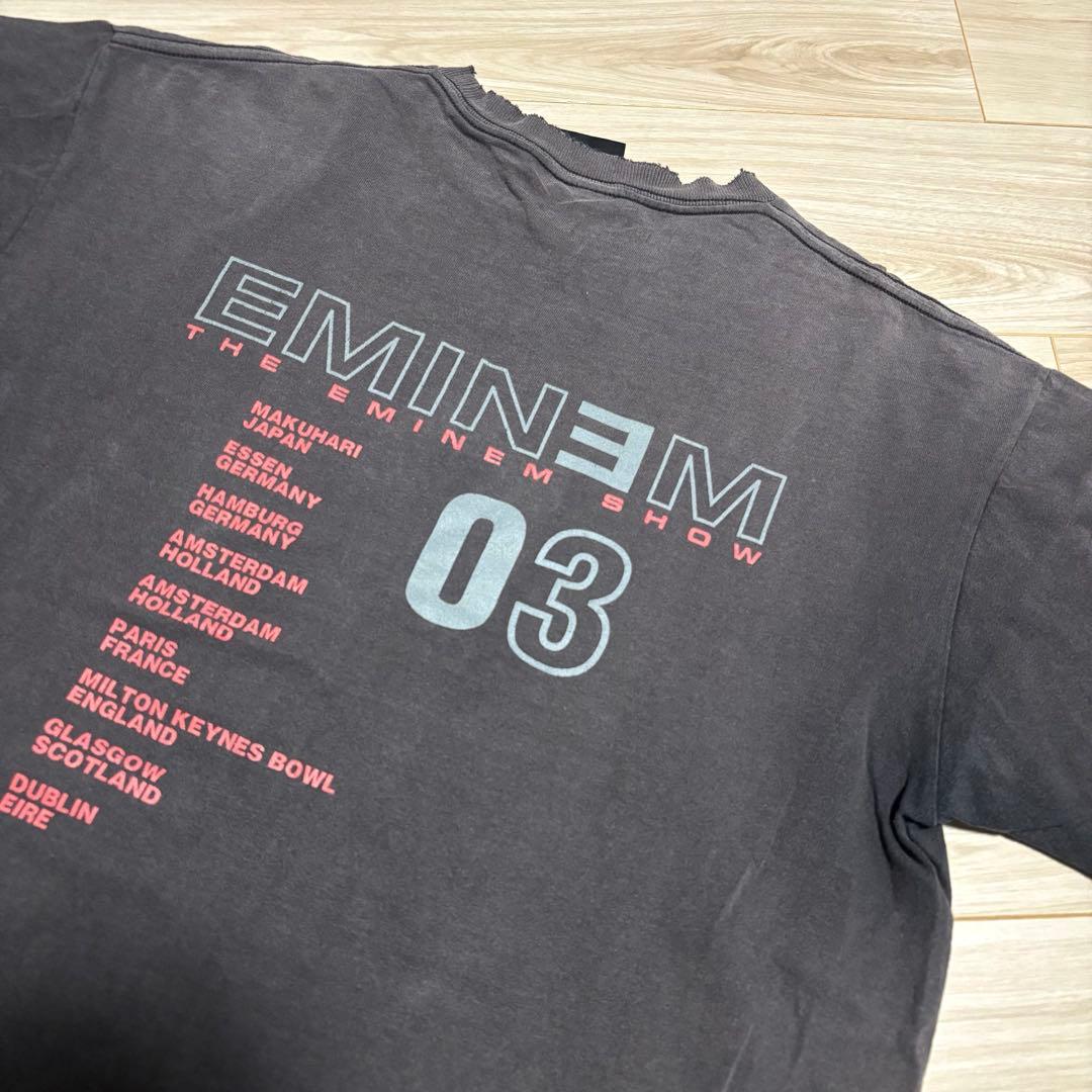【希少】00s Eminem エミネム ツアーT THE EMINEM SHOW
