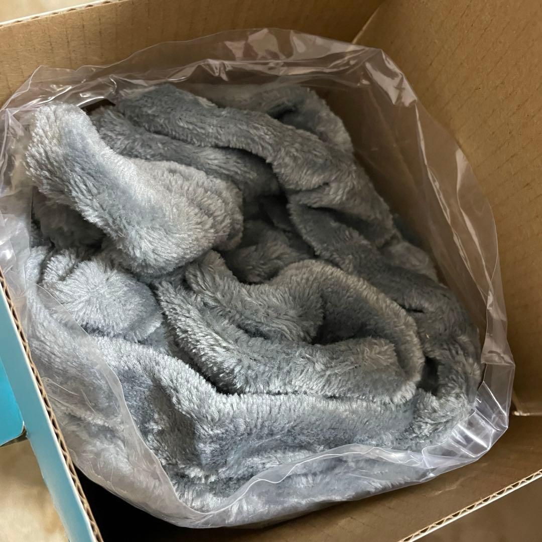 Hansleep 毛布 シングル 冬用 ブランケット グレーブラック