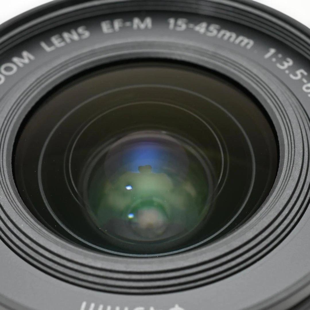 【美品】 Canon EOS Kiss M レンズキット ホワイト
