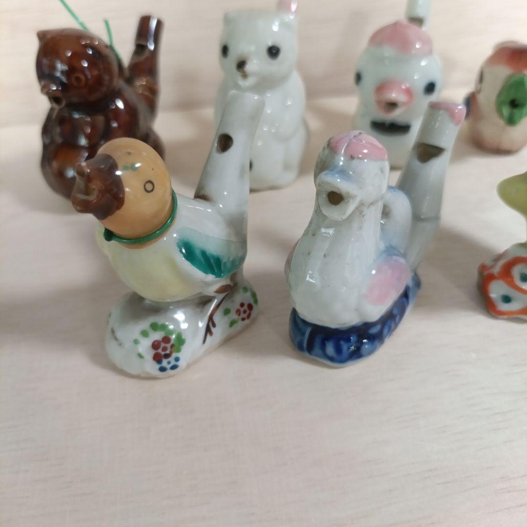 水笛　陶器　レトロ