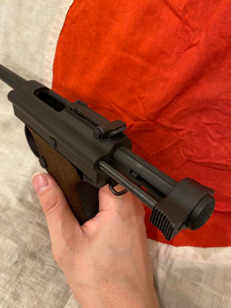 南部式自動拳銃 大型乙 パパ南部 モデルガン フルセット HW 木グリ 月島軍曹