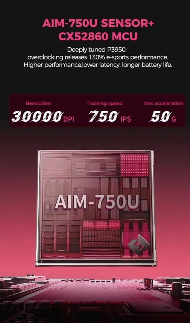 DAREU AE6 PRO ゲーミングマウス ディスプレイ付充電スタンド