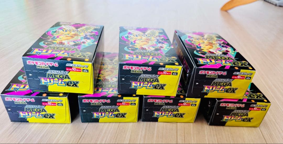 ハイクラス ポケモンカードゲーム　シュリンクなし　MEGAドリームex 7BOX