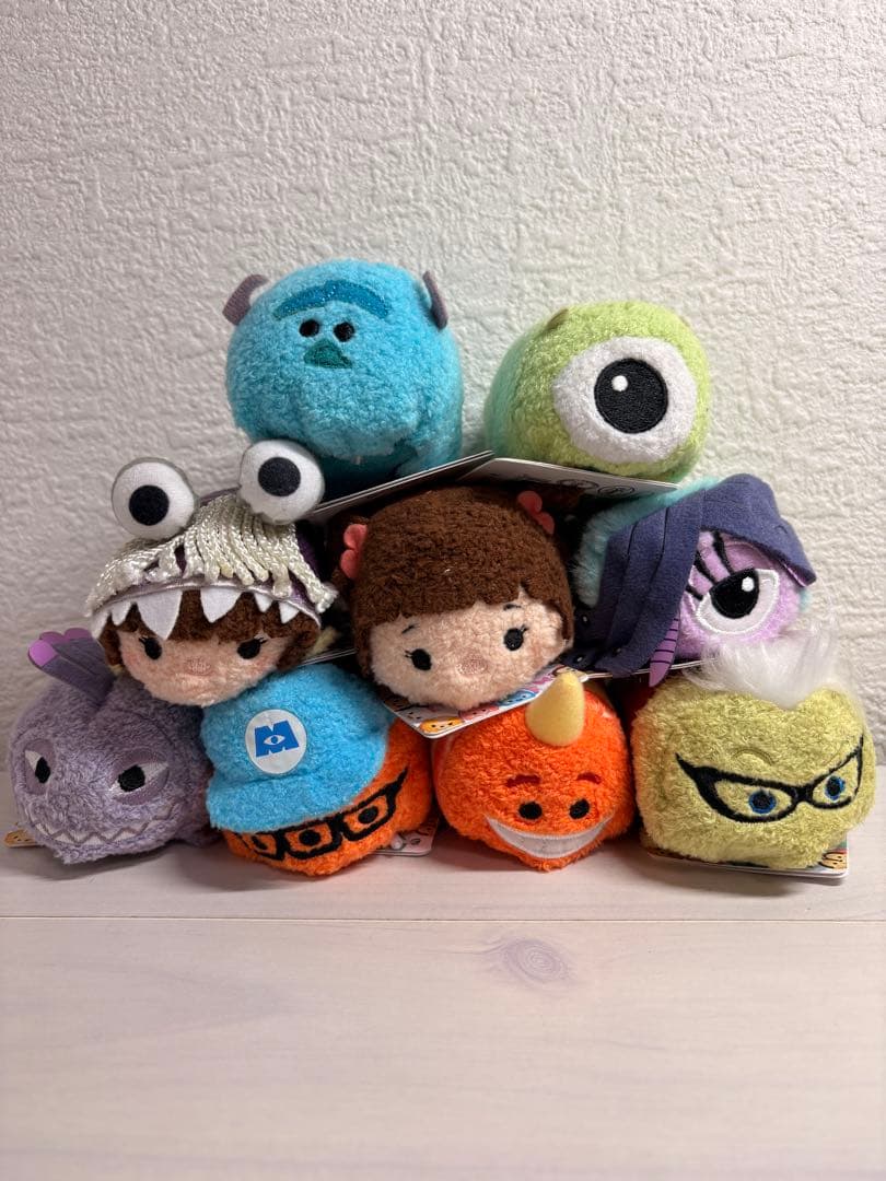 ディズニーストア　ツムツムぬいぐるみ　モンスターズ・インク9体セット