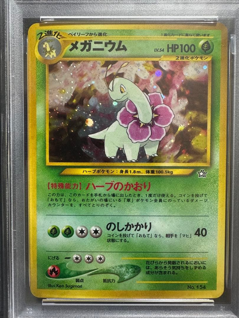 メガニウム　バクフーン　オーダイル　プレミアムファイル　旧裏　PSA9