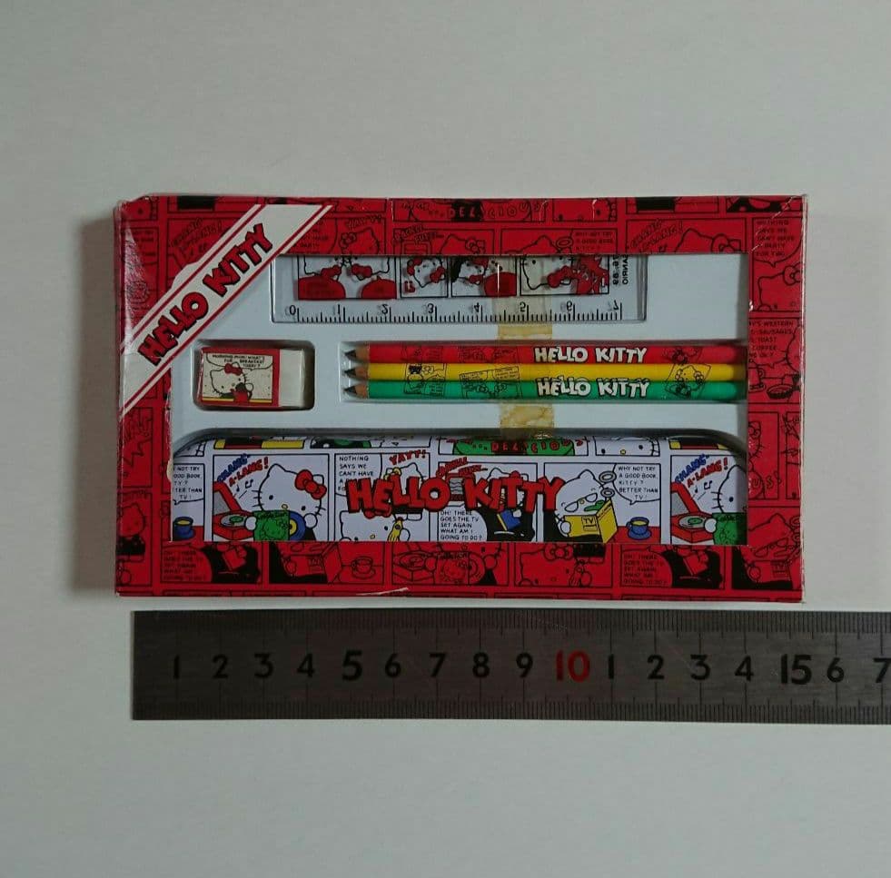 ハローキティミニ文具セット　ビンテージ
