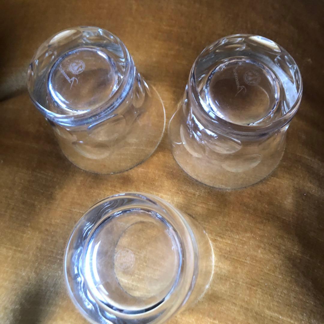【未使用】バカラ モンターニュ＆ベルーガ ロックグラス 3点セット フランス製