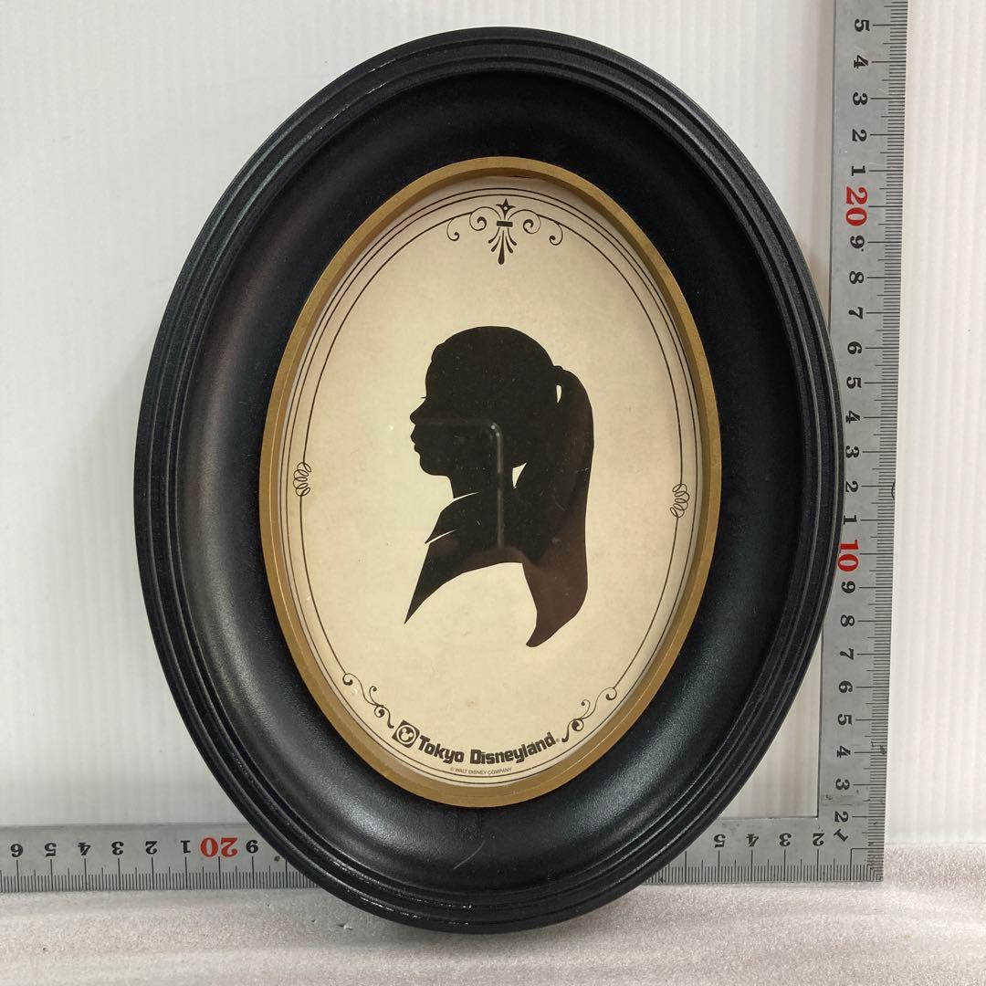 レトロ　東京ディズニーランド　シルエットスタジオ　壁掛け　フレーム　切絵