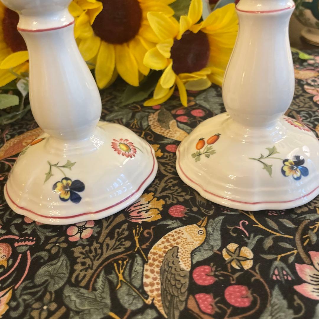 Ｖilleroy & Boch ルクセンブルク　キャンドルスタンド　２個