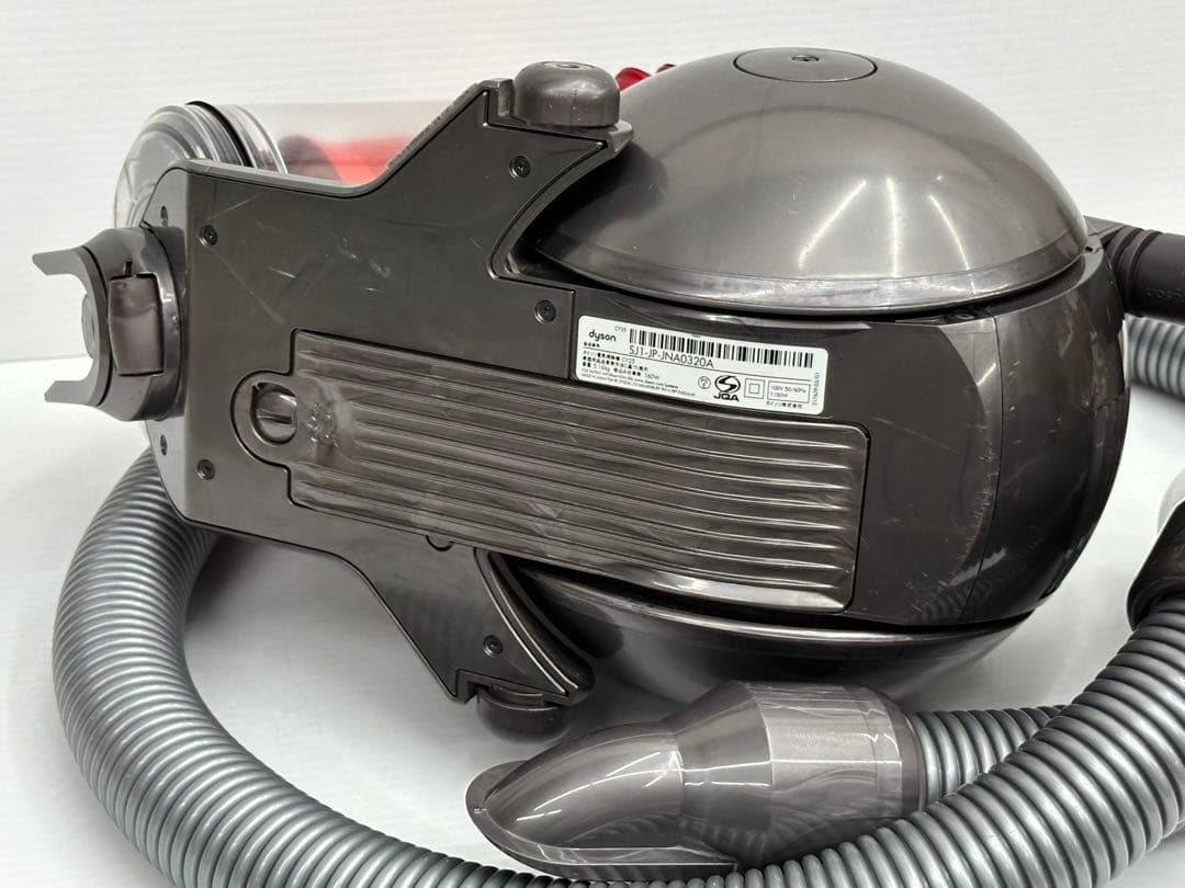 動作保証品　中古　赤　ダイソン　CY25 掃除機　本体　ホース　ダストケース付き