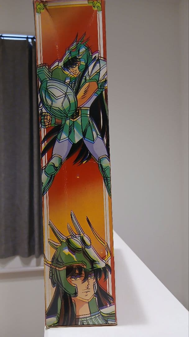 無版権　パチ　聖闘士星矢　ドラゴン紫龍　ソフビ　当時物　台湾製