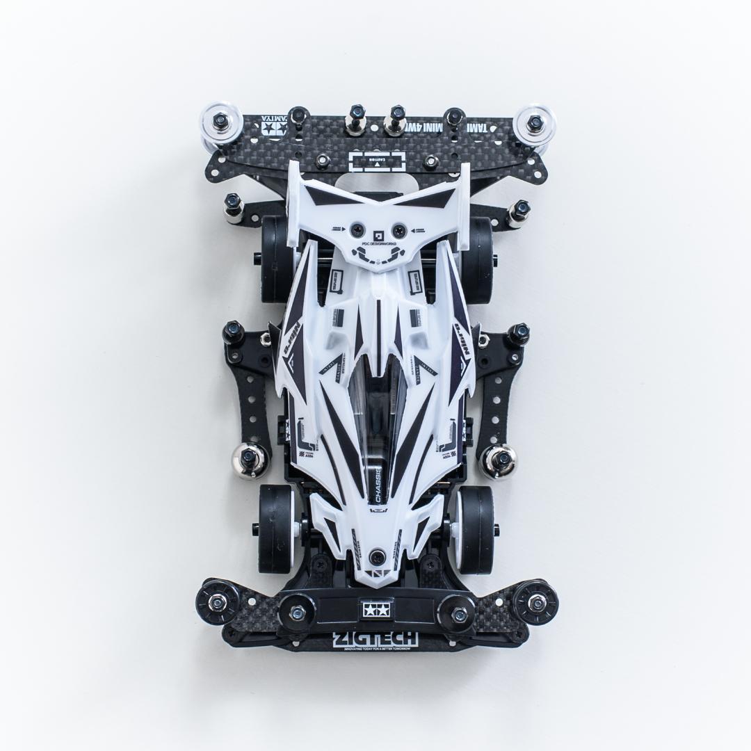 ミニ四駆完成品★アバンテMk3 MAWH フルベアリング・ポリカボディ未走行