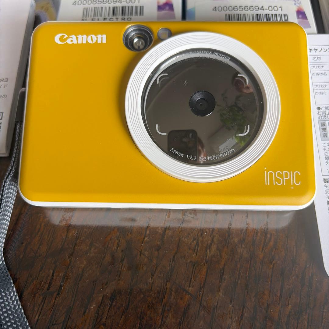 Canon INSPIC イエロー ZINKペーパー付き