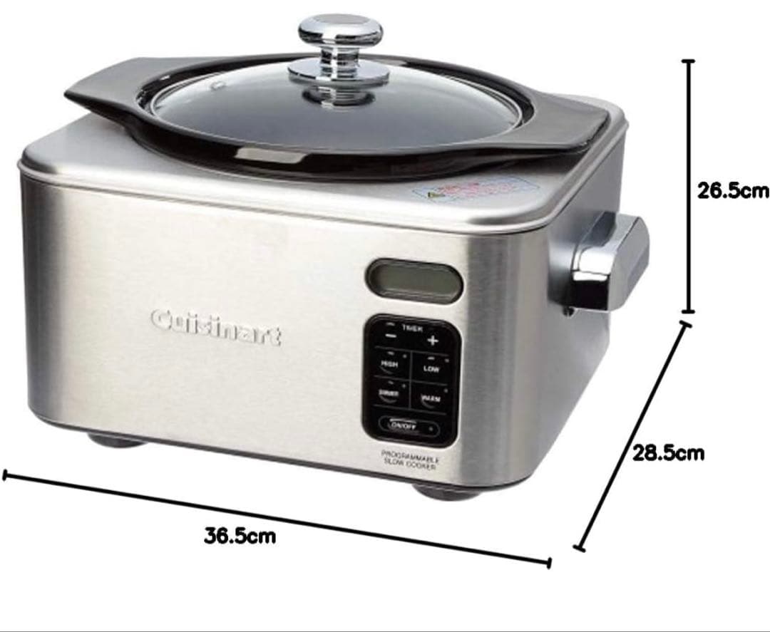 Cuisinart クイジナート スロークッカー タイマー 自動保温 3L