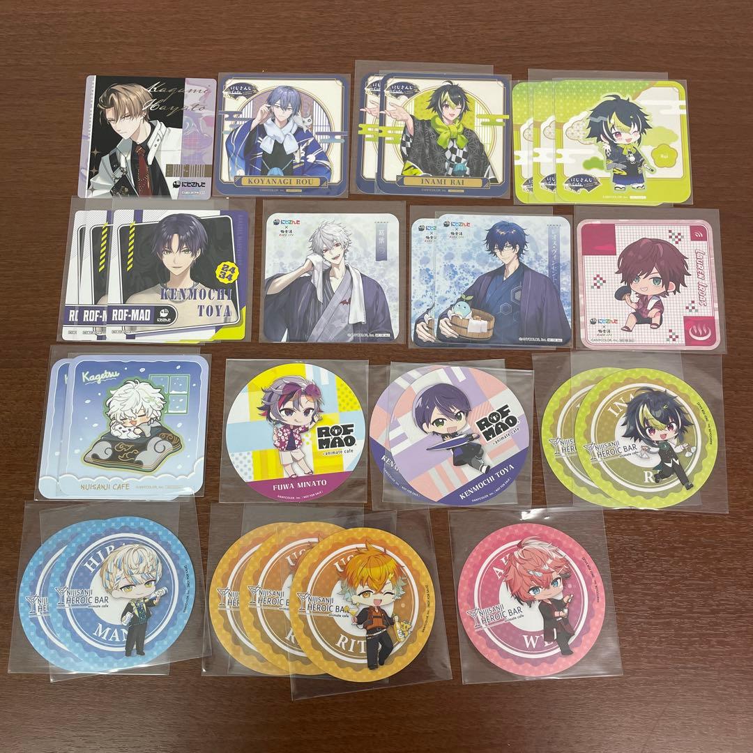 ❶にじさんじ チェキ風カード 特典カード ステッカー 紙類 まとめ売り