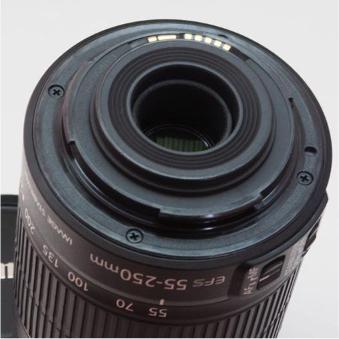 【美品】キャノンEF-S55-250mm ISⅡ手ブレ補正⭐️イベントで大活躍