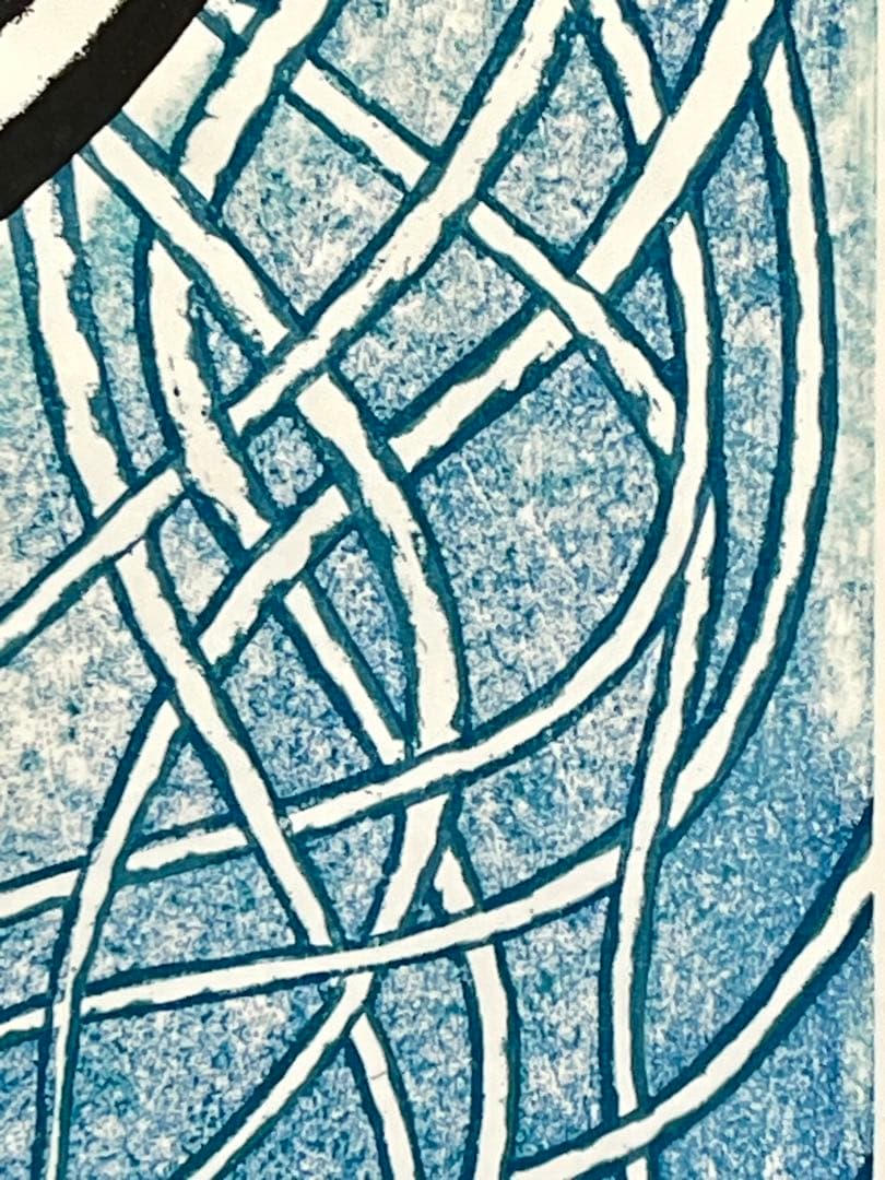 木版画 『#Worning』 心目獲