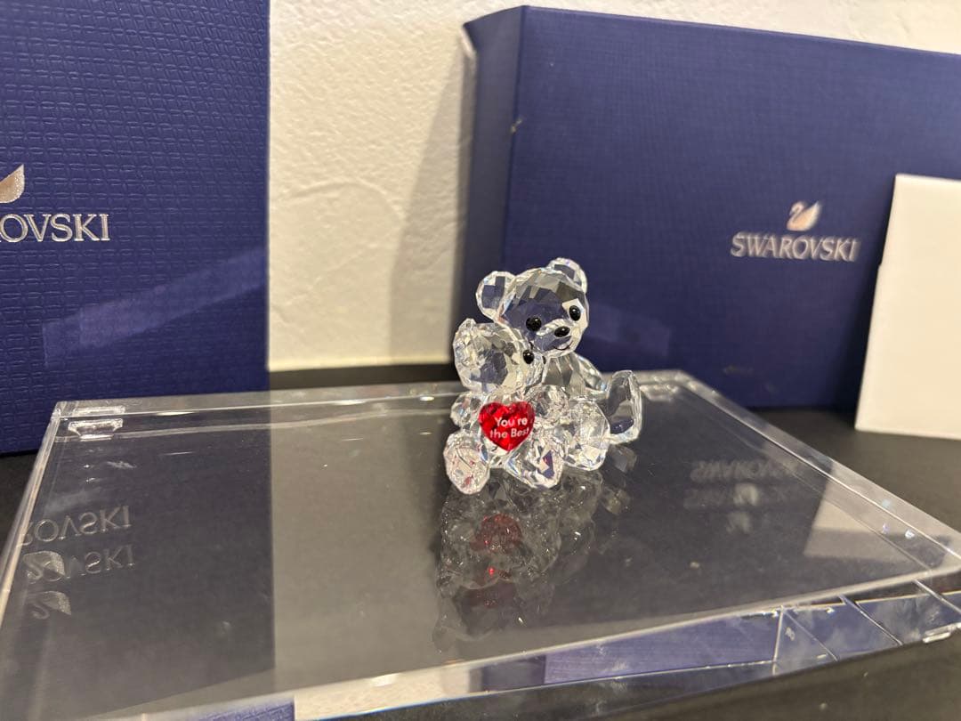 Swarovski クリスタルベア 置物
