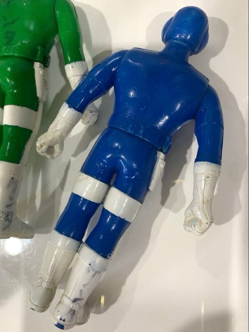 週末限定お値下げ❗️超電子バイオマン⭐️ アクアイガー1984年製ソフビ4体セット