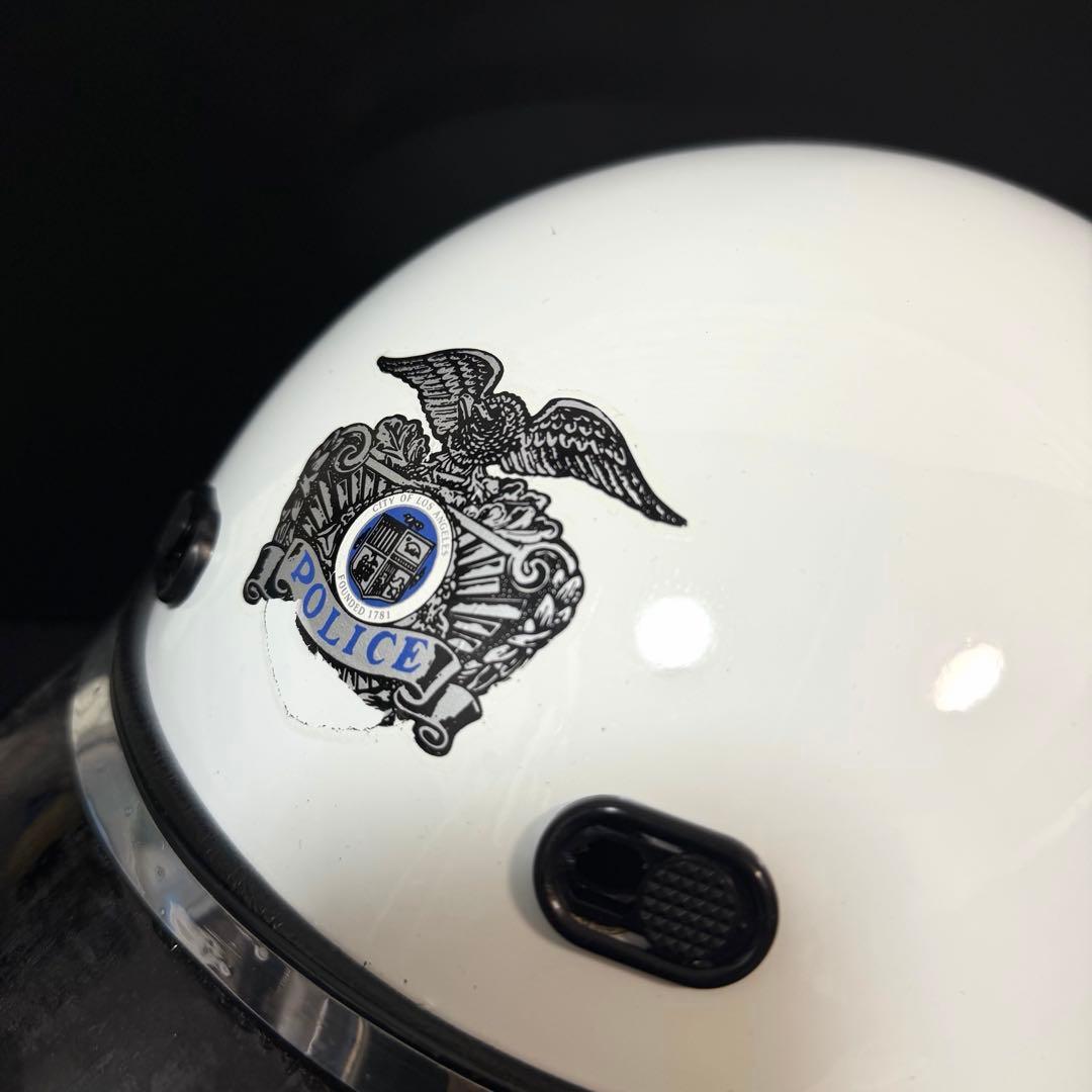 ロサンゼルス　ポリス　ヘルメット　レプリカ　模造　Mサイズ　PRO POLICE