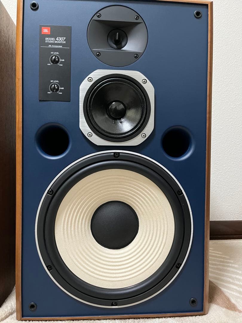 JBL 4307 スピーカー 青色 12インチウーファー