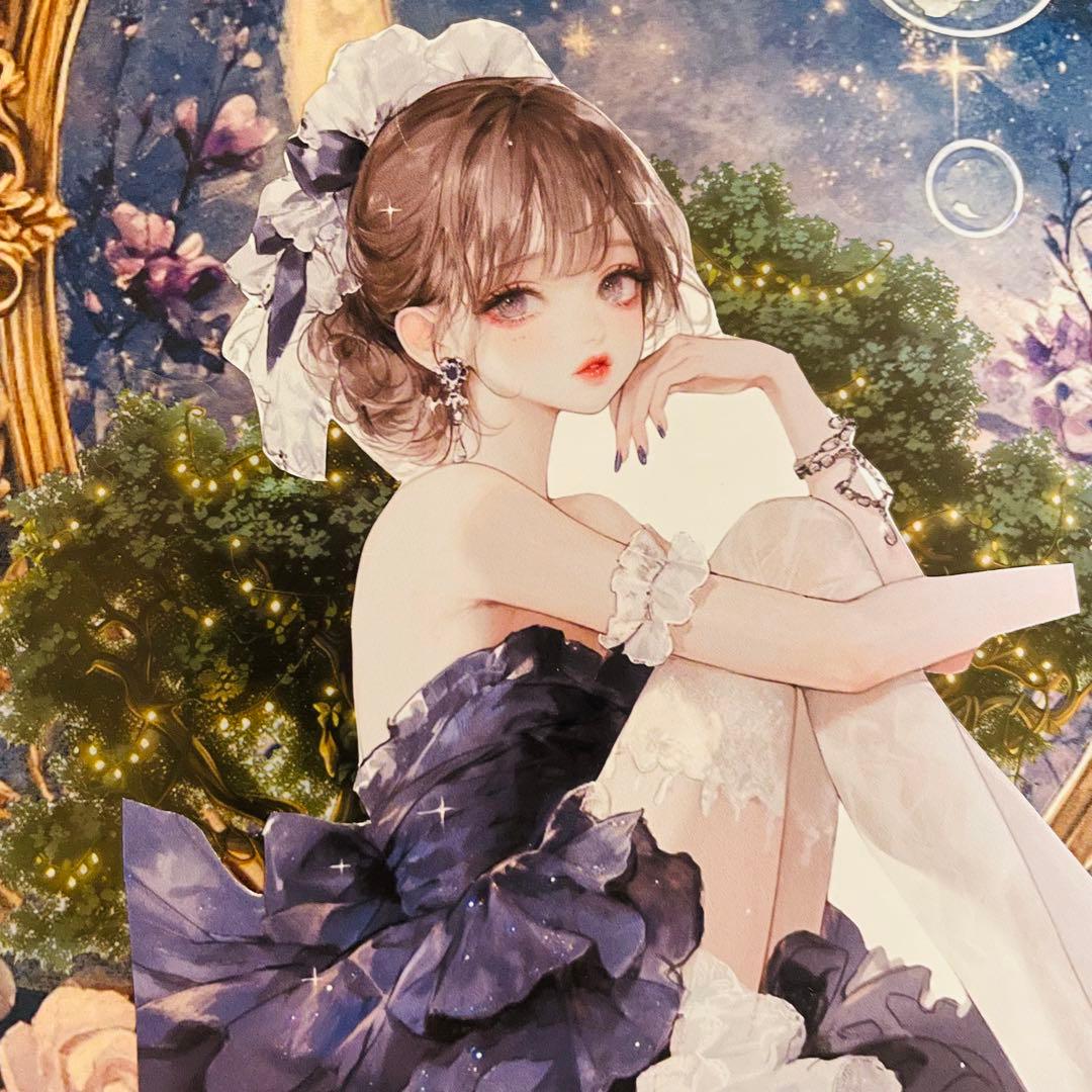 poyo ☆彡おすそ分けファイル　６穴バインダーセット♡幻想ブルー系