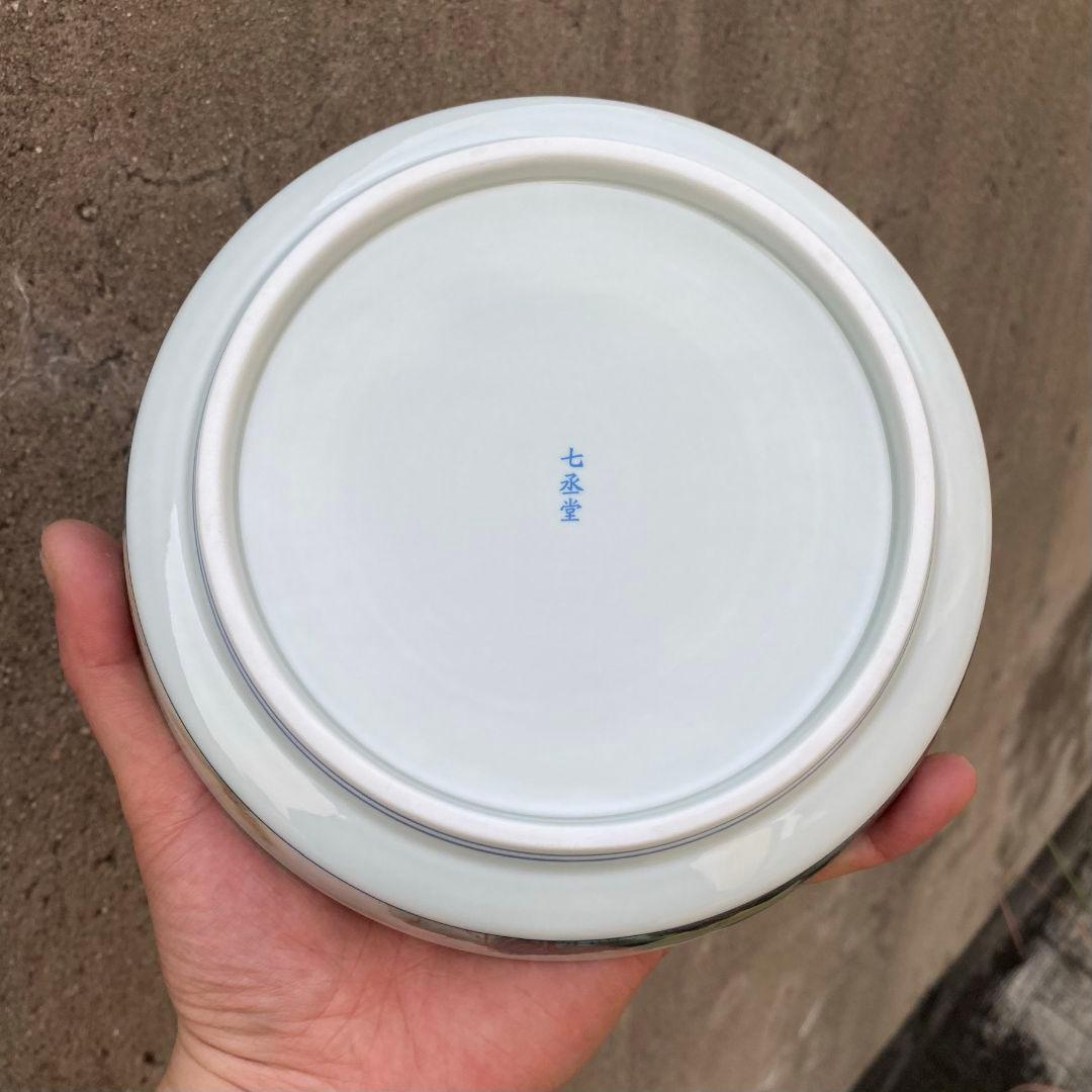 中国茶器 七承堂可懸停山居払雲図三才蓋碗 茶杯 茶碗 煎茶道具 新品未使用