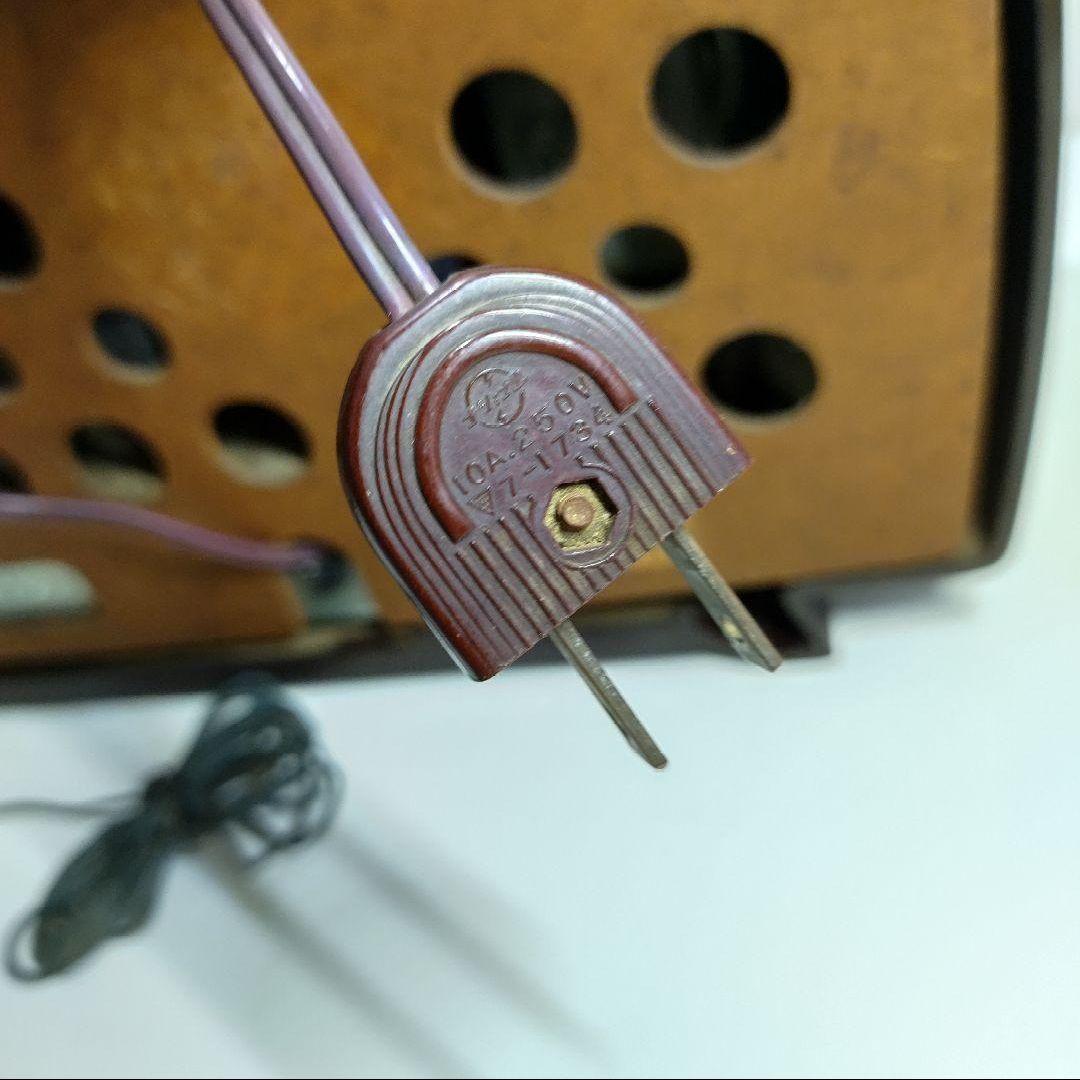 希少✿National✿真空管ラジオ DX-370✿チョコレートブラウン✿動作品