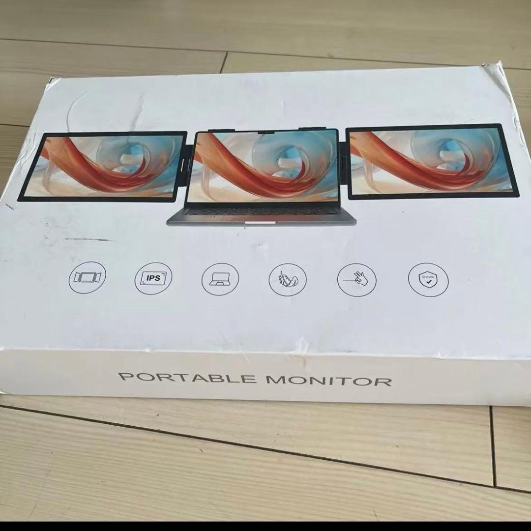 M ポータブルモニター ノートパソコン オフィス ゲーム 旅行 持ち運び可能新品