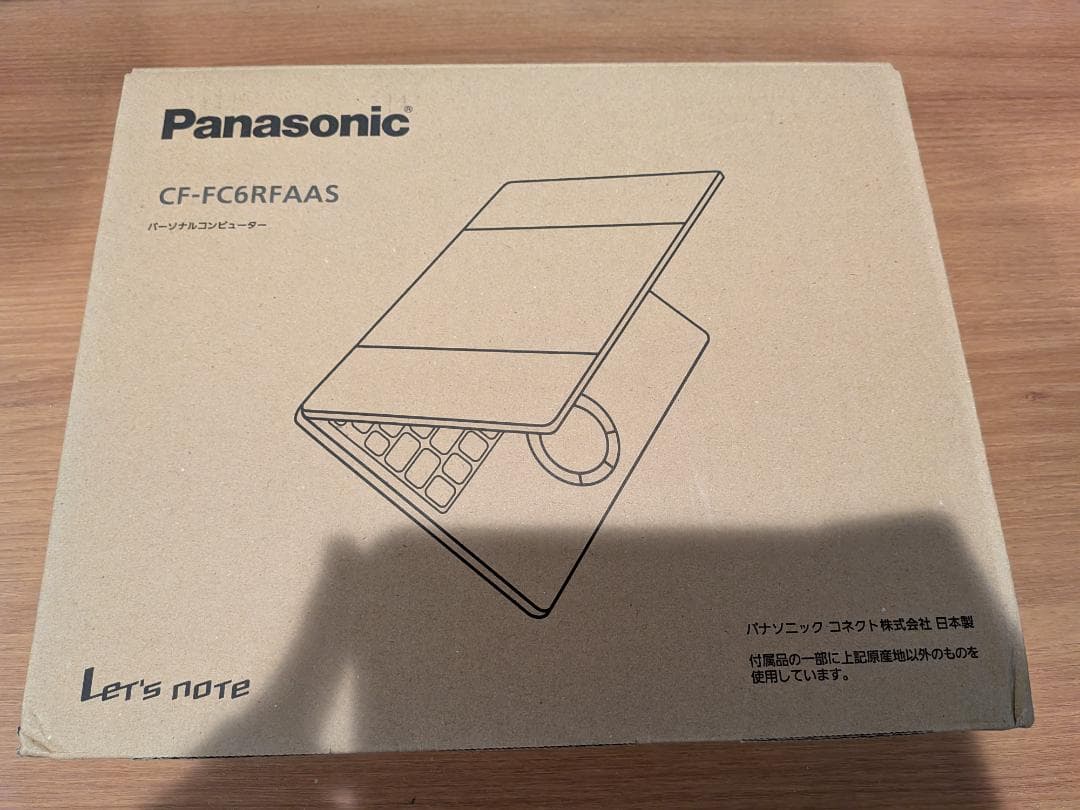 新品未開封Panasonic Let's note CF-FC6RFAAS