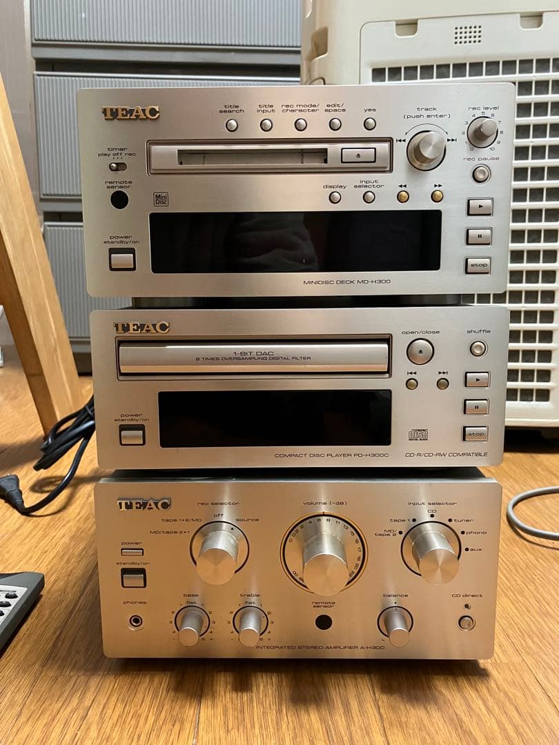 TEAC CD、MDプレーヤー・アンプ・チューナーセット