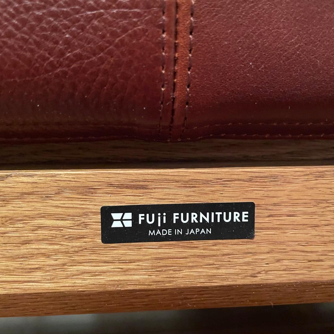 FUJI FURNITURE フジファニチア 3Pソファ レザー 本革TRUCK