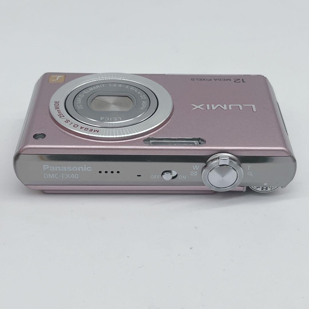 美品 LUMIX DMC-FX40 コンパクトデジタルカメラ ピンク