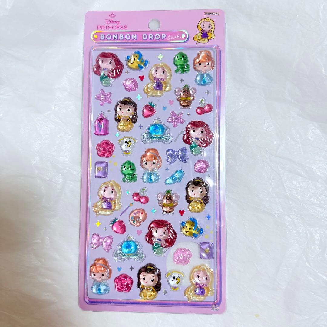 p*＊様 国内正規品　ディズニー　ボンボンドロップシール　7枚セット　プリンセス