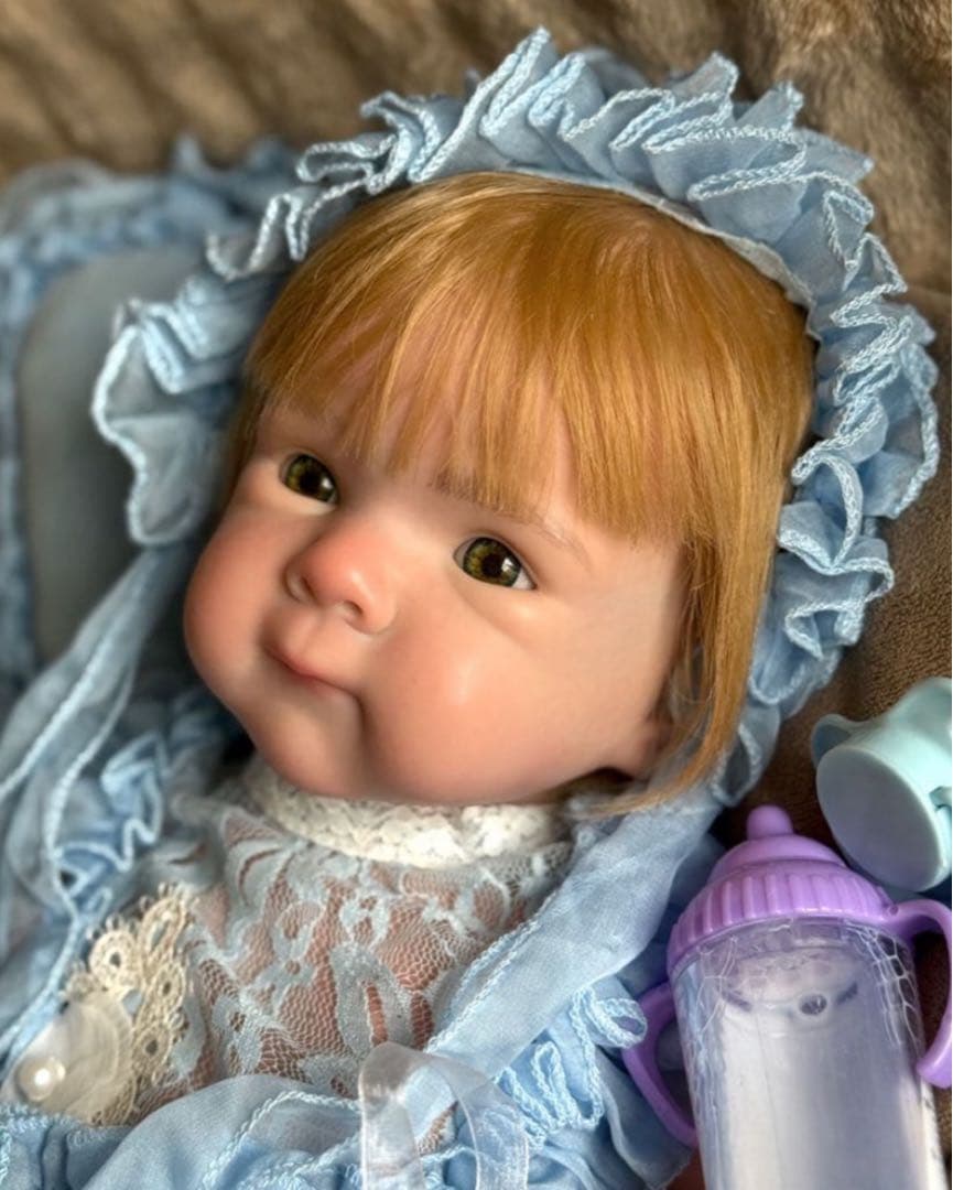 ★新品★リボーンドールフルシリコン リアルサイズベビーちゃん☆45cm