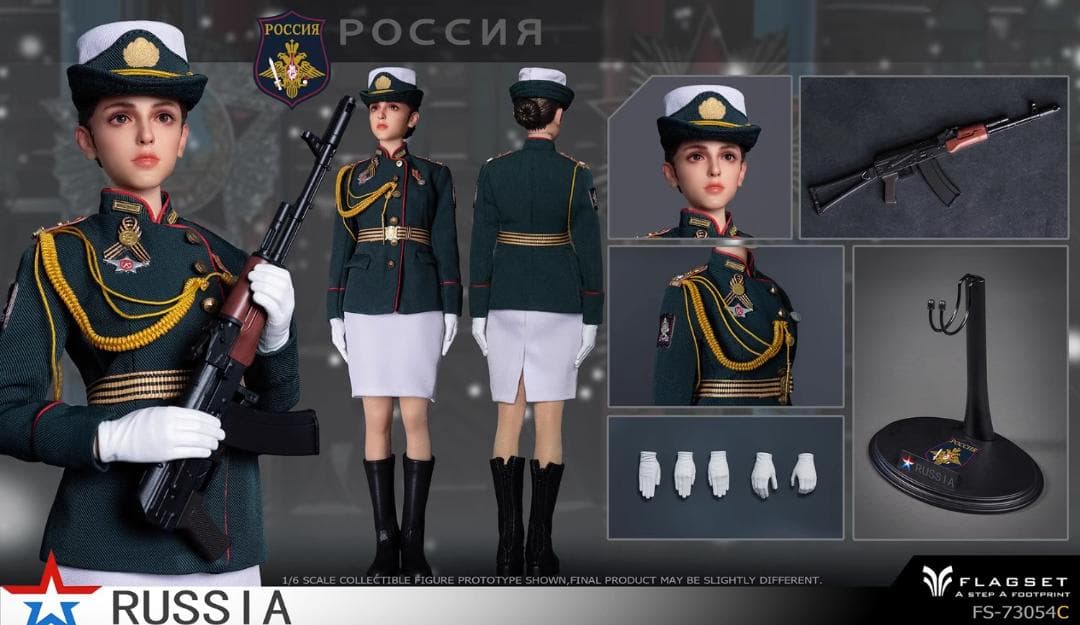 FLAGSET Russian 1/6 アクションフィギュア FS-73054C