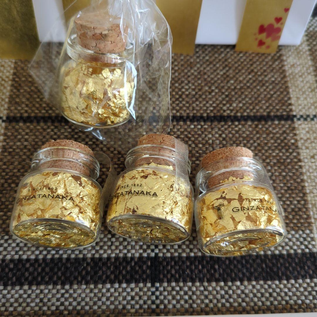 田中貴金属工業　金箔セット（小瓶＆栞＆短冊）