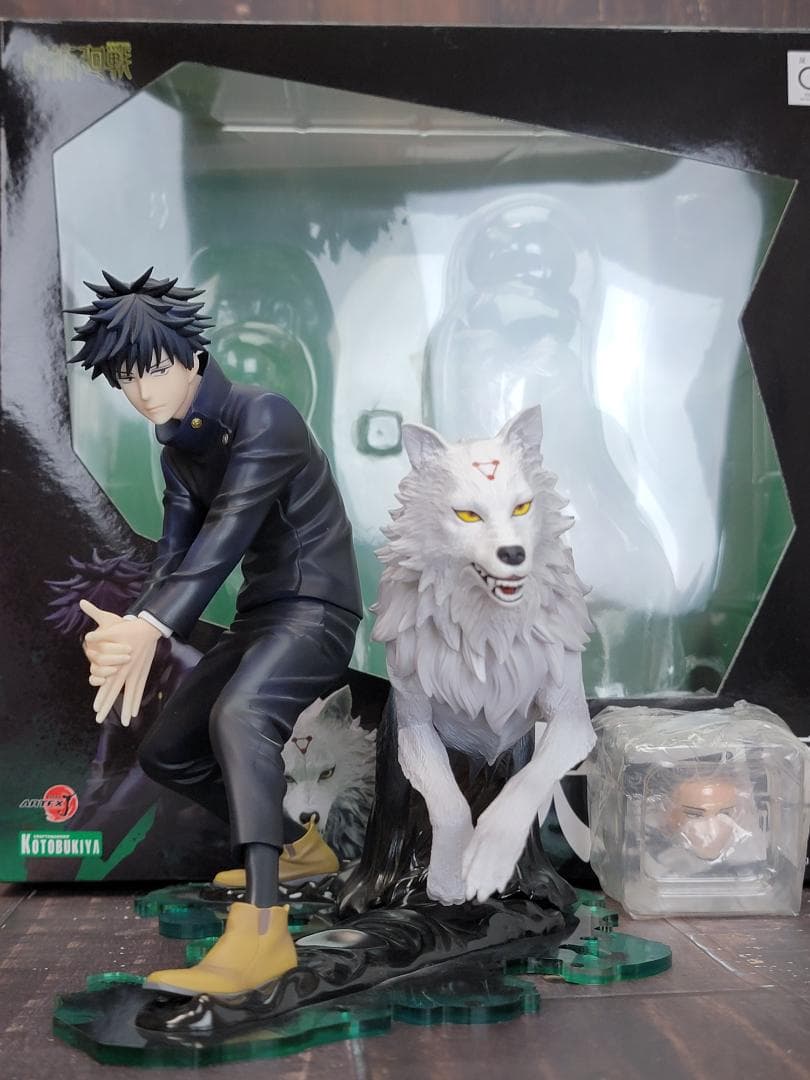 呪術廻戦　コトブキヤ　ARTFX J 伏黒恵　フィギュア　顔パーツ　特典付