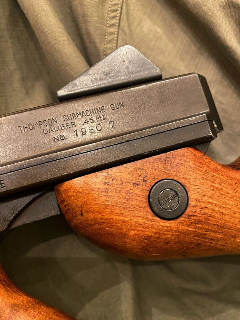 絶版名銃 未発火 東京CMC トンプソンM1 発火モデルガン 動作◎ SMG適合