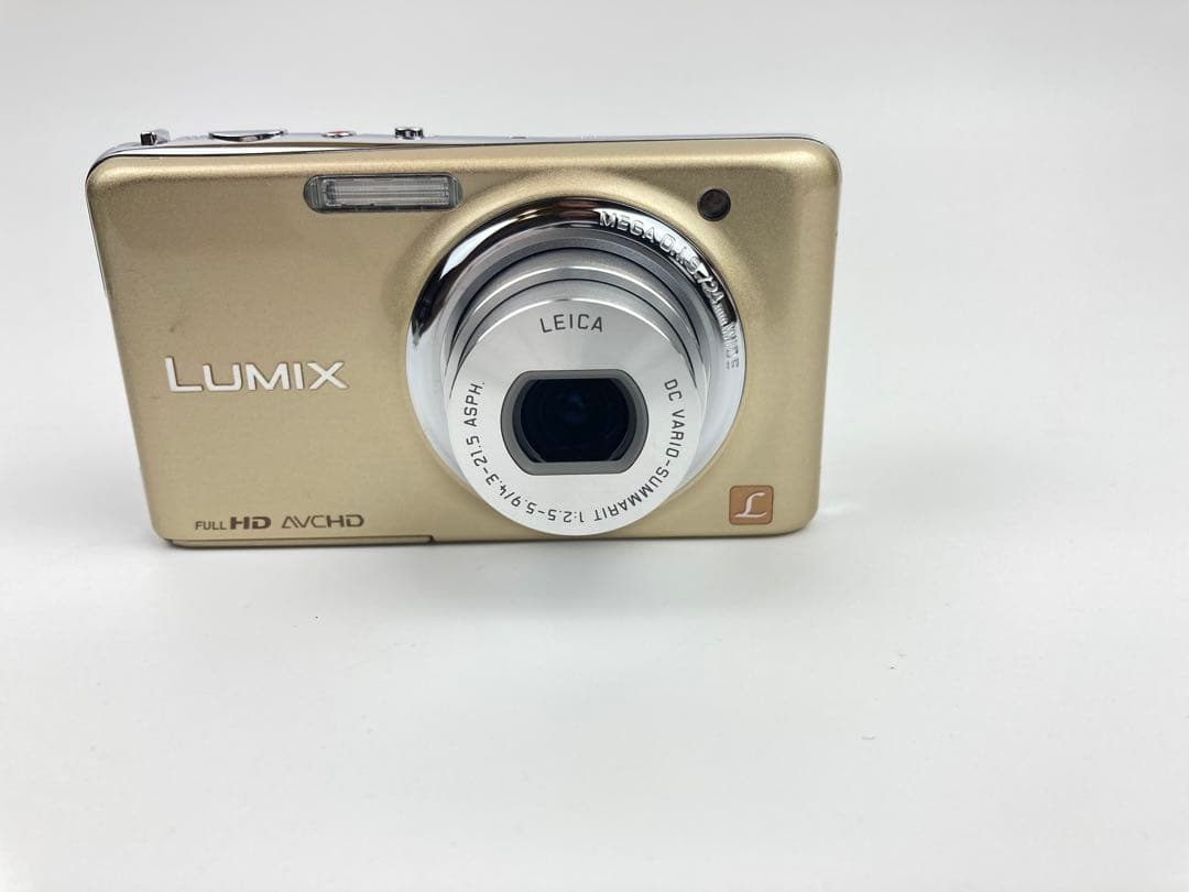 【極美品】Panasonic LUMIX DMC-FX77 レオパードゴールド