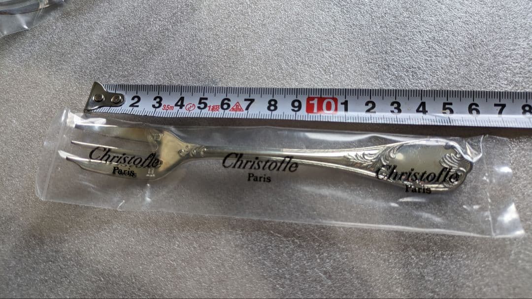 箱なし　15.5cm ケーキフォーク4本セット　マルリー　クリストフル