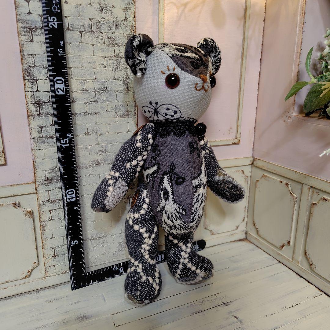 は*こ様 ミナペルホネン＊ハンドメイド＊ぬいぐるみ＊テディベア＊55(オークショ