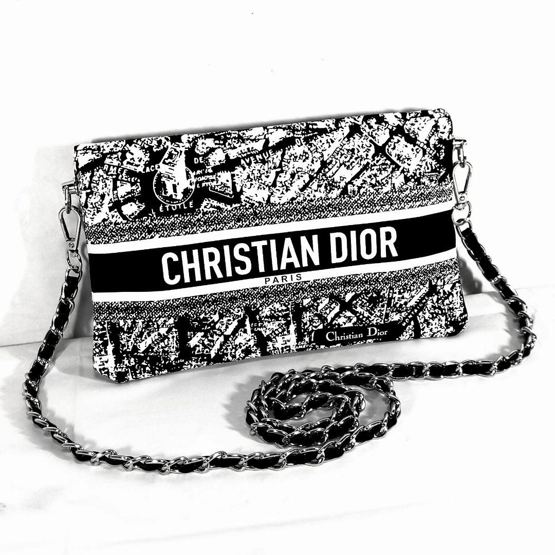 Christian Dior パリ地図柄 ショルダー ポーチ ディオール バッグ