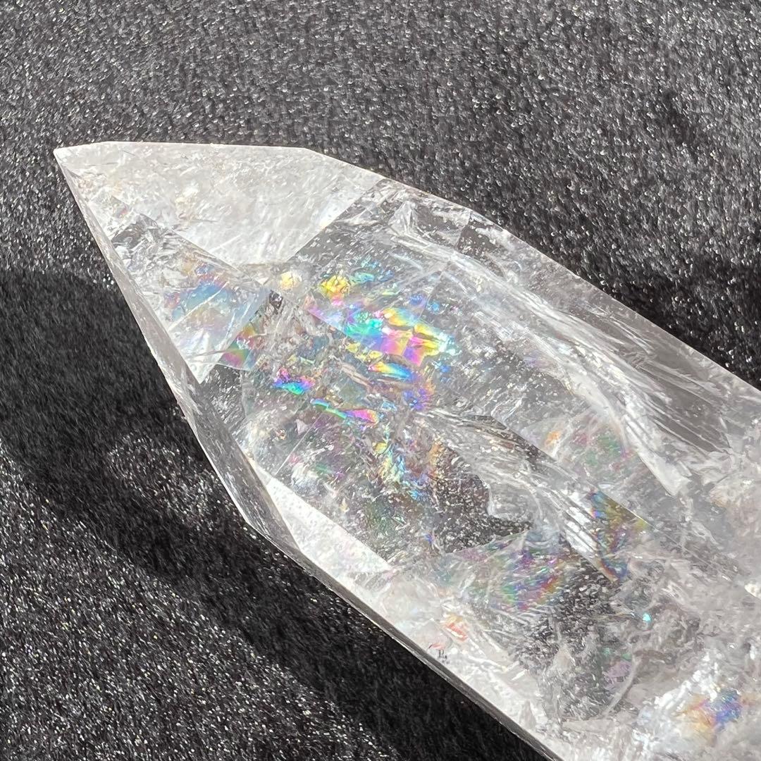 ✳️専用‼️☆美宝☆極品極上ハイパワー水晶☆レインボー レムリアンシード 六角柱
