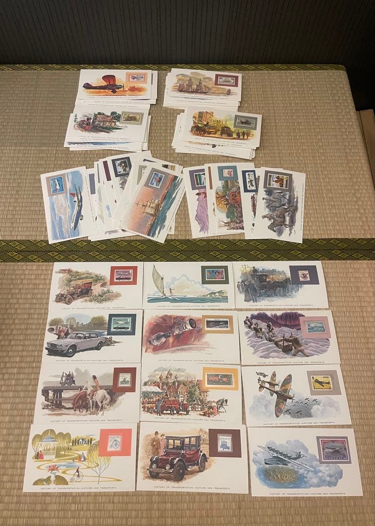 HISTORY OF TRANSPORTATION 外国切手 限定一万五千セット