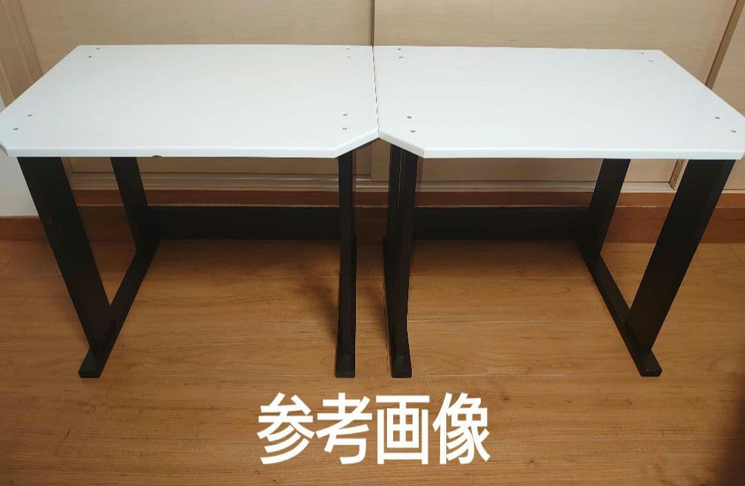 【累積224台目】１台用パチスロ実機の置き台・シンプルスタンド★白色＋黒色①