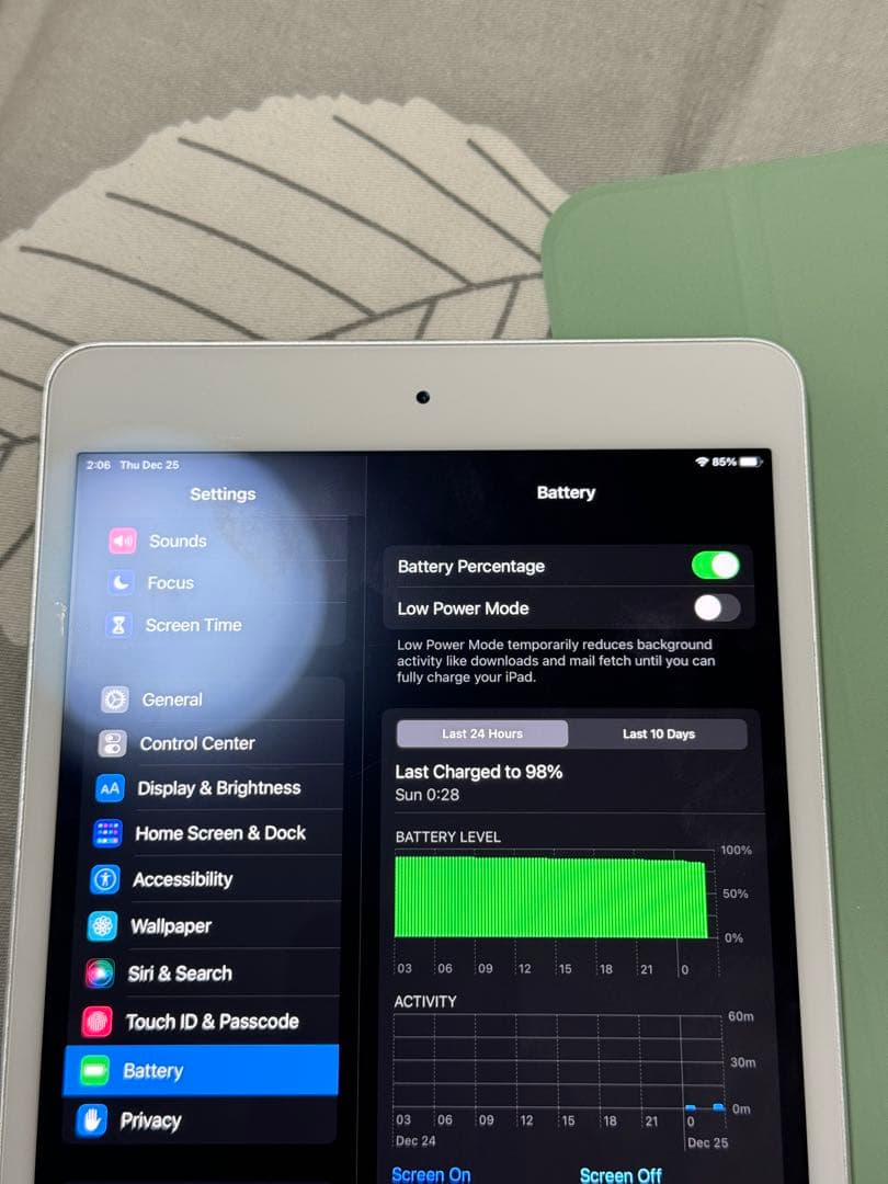 Apple iPad mini 4 第4世代128GB シルバー