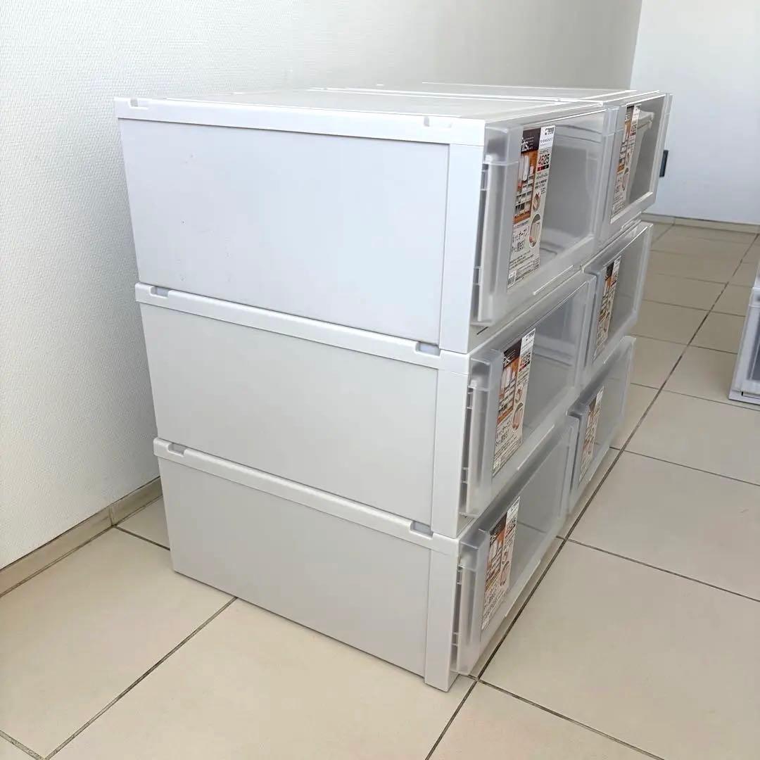 【引取り限定】天馬 フィッツケース 9個+専用棚 奥行き55cm 幅45cm