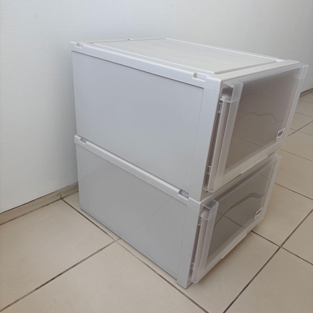【引取り限定】天馬 フィッツケース 9個+専用棚 奥行き55cm 幅45cm