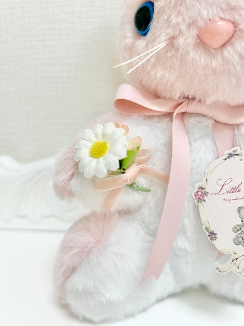 Little Pink レトロ うさぎ ぬいぐるみ 新品 ヴィンテージ風